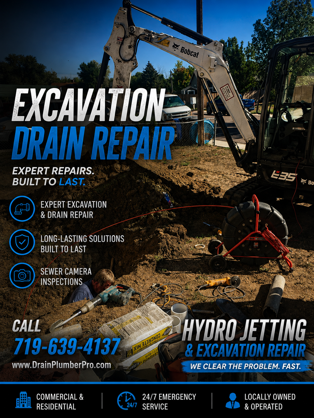 Excavation Drain Repair